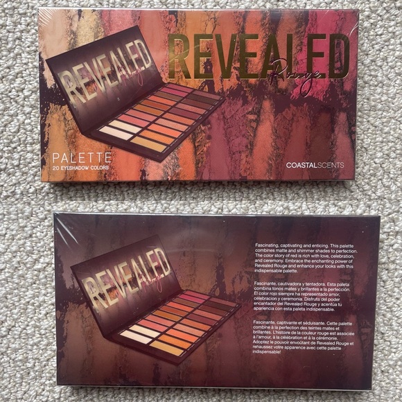 NEW - Coastal Scents Revealed Rouge Eyeshadow Palette - Picture 1 of 3